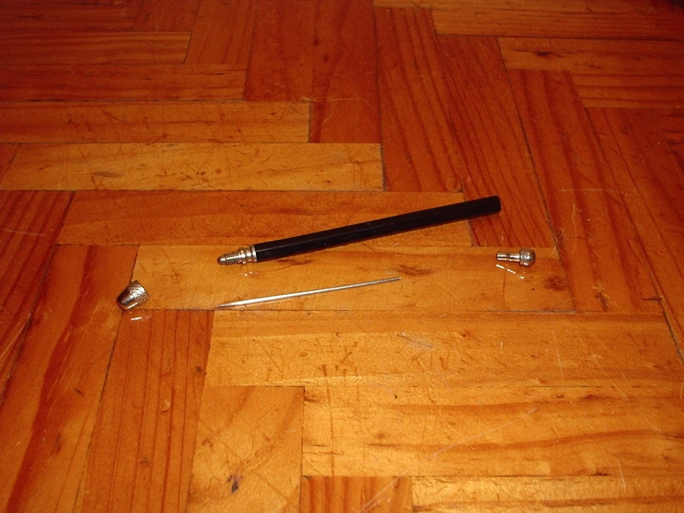 NEEDLE FELTING LEATHER TOOL AWL HANDHELD HOLE PIERCING TOOL SEWING CRAFT JAPAN - Image 2 of 3