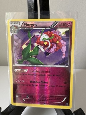 Reverse Holo Florges Rare XY - BREAKthrough 103/162 Pokemon TCG NM