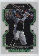2022 Panini Prizm Draft Picks White Sparkle Prizm Logan Wagner #PDP195 3wu