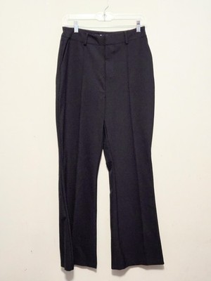 7 For All Mankind Black Flare Pants  Size 6, High Rise, Stretchy