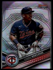 2022 Bowman's Best #TP-25 Yasser Mercedes Top Prospects Refractor