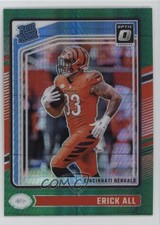 2024 Panini Donruss Optic Rated Rookie Green Hyper Prizm Erick All Jr #233 1b1f