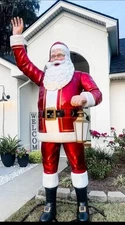 🔥Home Depot 8 ft. Giant-Sized LED  Santa, Multi-Color Lantern