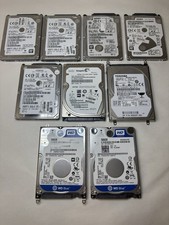 Lot of 9- 500 GB 2.5'' SATA Laptop HDDs Mixed Mfg. (Wiped & Tested, SMART OK)