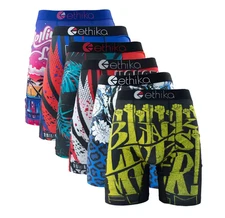 6 Pack- Ethika New Stylish Breathable Mens The Staple Boxer Briefs Shorts Pants