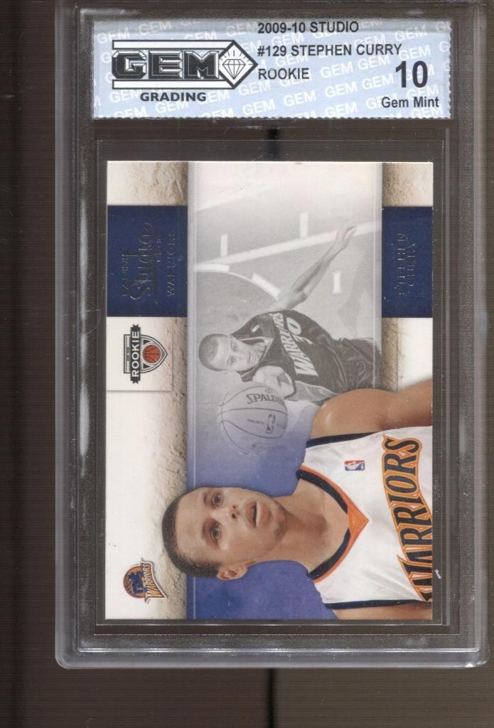 2009-10 Stephen Curry Studio #129 Gem Mint 10 RC Rookie Golden State Warriors