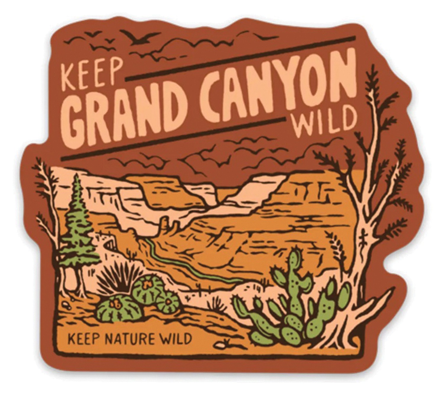 Велосипедная бутылка для воды Keep Nature Wild Grand Canyon - Экологичная изолированная 3190₽