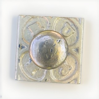 Vintage Union Pacific Railroad Cast Iron Paperweight w/ Brass Knob Rare!