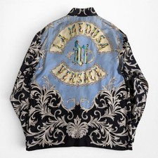 Vintage 90s GIANNI VERSACE Baroque & "La Medusa" Silk Long Sleeve Shirt IT 48