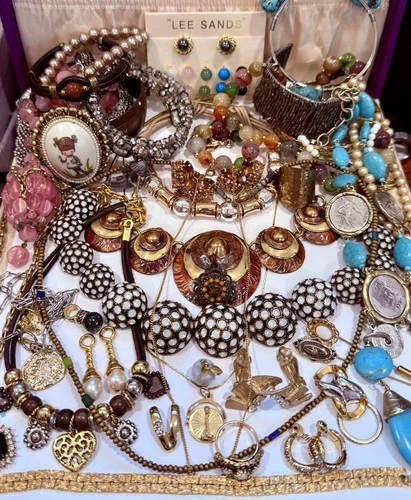 Vintage Estate Costume Jewelry Lot! AVON, MONET  and more!