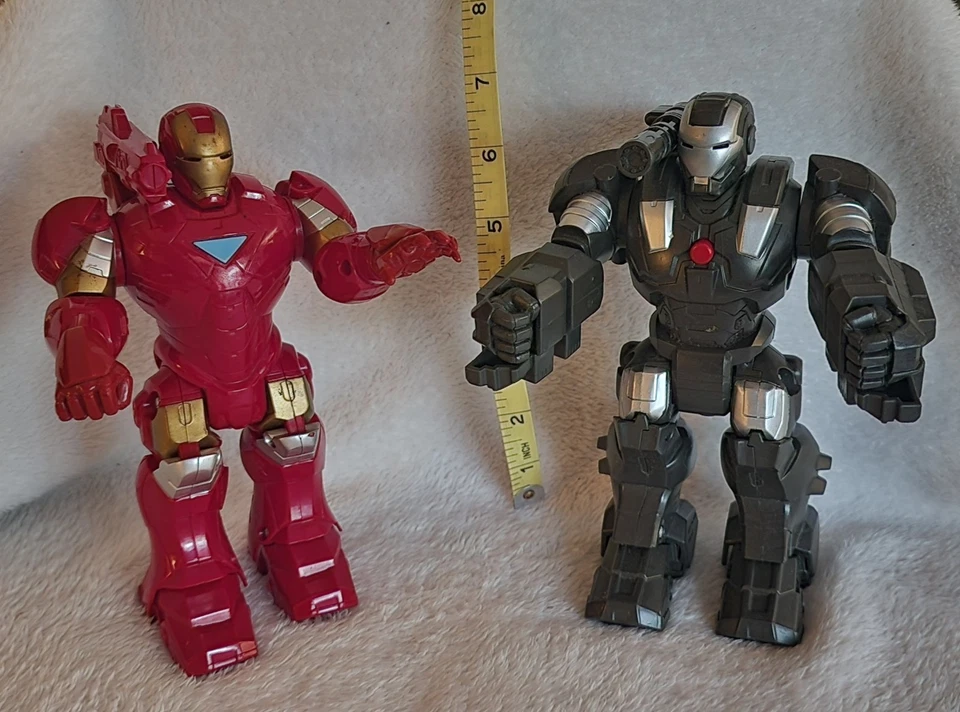Lote de carga de armadura máquina de guerra y robots caminantes Iron Man 2010 Marvel Hasbro Foto 3 de 4