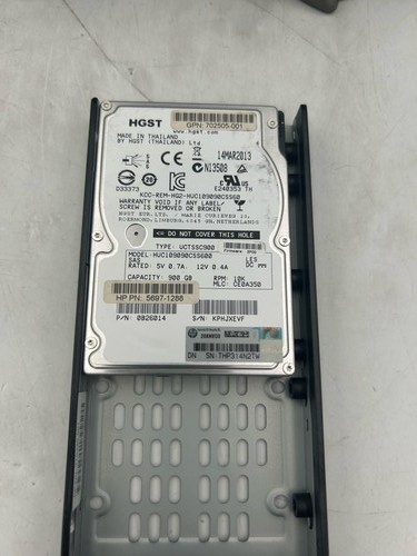 HP 697389-001 M6710 900GB 6G SAS 10K 2.5IN HDD 702505-001 QR496A - Picture 2 of 2