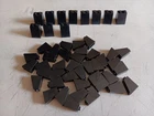 LEGO BULK LOT OF 50 BLACK SLOPE BRICKS 65° 2X1X2 2X2X2