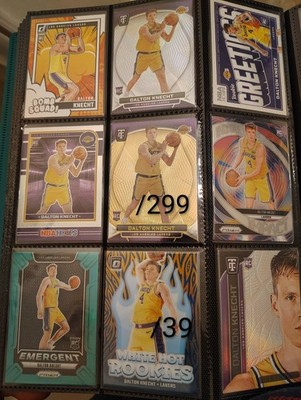 Numberered Rookies Castle, Morant, Knecht, McCain, Bronny, Harper, 2024