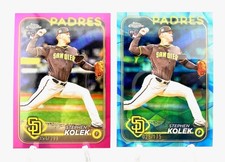 2024 Topps Chrome Update Stephen Kolek 2x Card Lot, /399,  /175