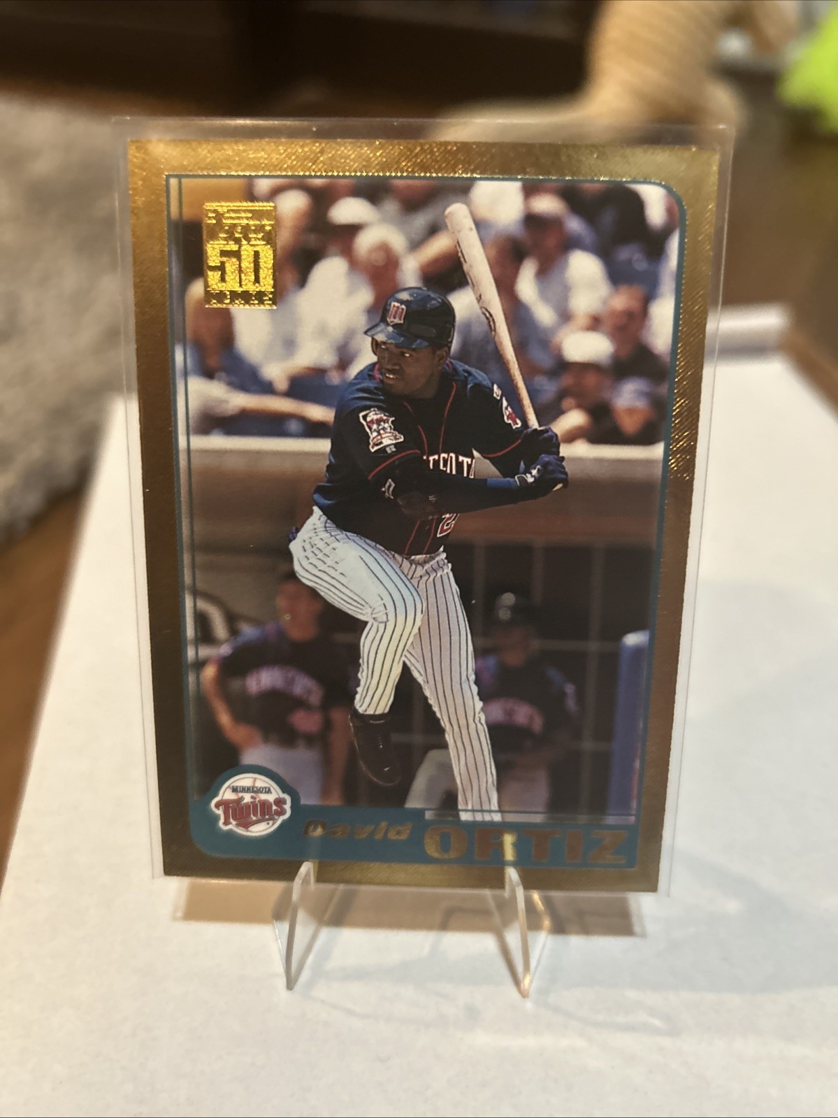 2001 Topps 136 David Ortiz Gold /2001