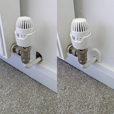 4 Pcs Radiator Pipe Cover – Plastic Decorative Pipe Concealer for Neat Finish