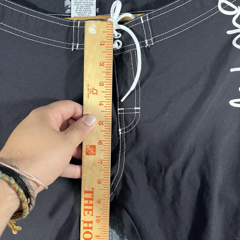 Vintage y2k Billabong Black Board Shorts Trunk Juniors Women Size 9 Swim Short - Image 3 of 4
