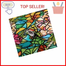 d-c-fix 346-0647 Self-Adhesive Privacy Glass Window Film, Spring Chapel/Tulia, 1