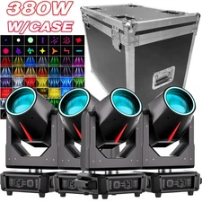 380W RGBW Moving Head Stage Lighting LED Spot Beam DMX Disco DJ Party GOBO Light