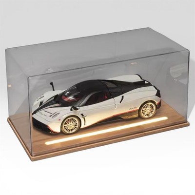 1:18 LED Display Case   Staubschutz Box für Modellautos | Premium Klar