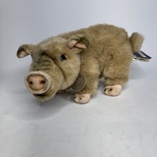 Classic Aurora Plush Pig Piglet Hog Hand Made Realistic 15  
