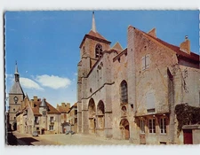 Postcard The Church and the Belfry Avallon France