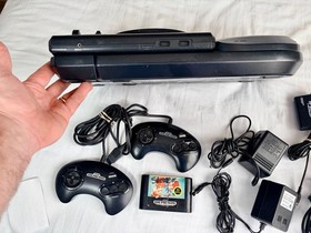 Sega Genesis Model MK-4102 16-bit Console & Sega CD - For Parts Or Repair Only