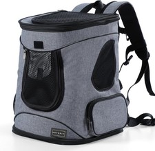 Pet Backpack Carrier W/ Upgrade Waist Cushion Design to Better Fit The Waist New