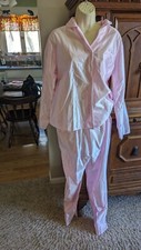 NOS HABAND Pink Polyester 2 Pc. Pajama Set Size M