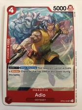 One Piece Pillars Of Strength Adio OP03-002 NM