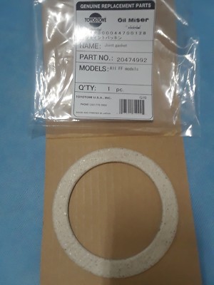 Toyostove Joint Gasket 20474992 All FF Models OEM Toyotomi