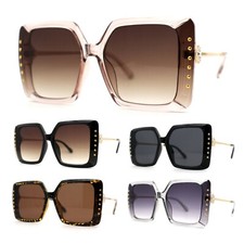 Classic 90s Rhinestone Womens Bejeweled Butterfly Sunglasses