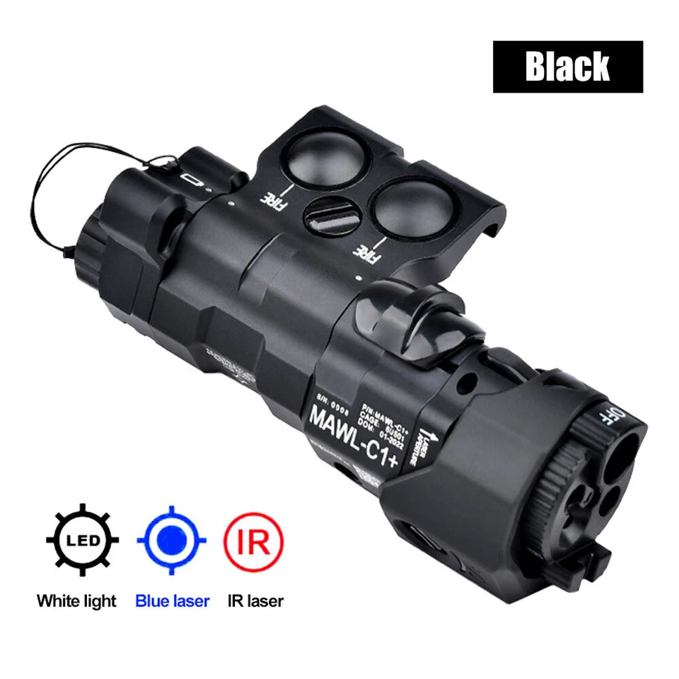 WADSN Metal MAWL C1 Visible Laser / IR Pointer light / M600C White Light Hunting - Image 4 of 4