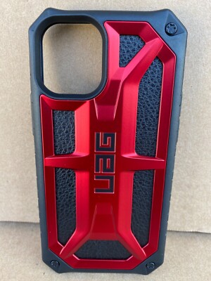 Urban Armor Gear UAG Monarch Case iPhone 12 Mini Crimson Red Black Rugged