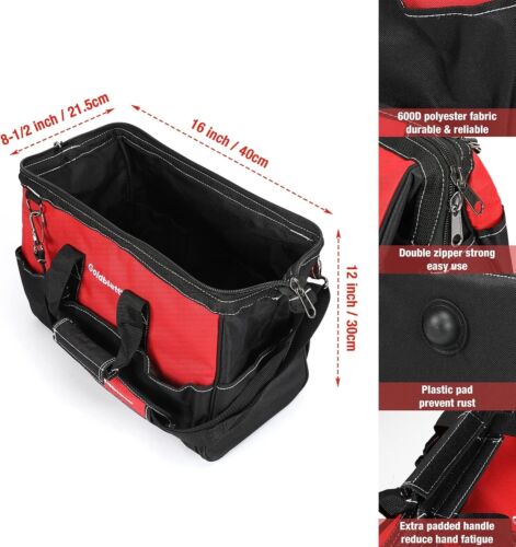 Complete 12PC Masonry Hand Tool Set with Trowels and Heavy-Duty Tool Bag - Picture 6 of 9