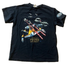 Vintage Star Wars Episode One T-Shirt Youth Size Large Movie Promo Lee