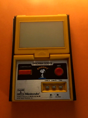 Nintendo Snoopy Panorama Screen ゲームウォッチ Nintendo Game & Watch Snoopy Panorama Screen Tested and