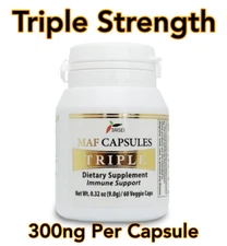 GcMAF MAF Capsules Immune Support TRIPLE MAF 300ng Per Capsule - Saisei Labs