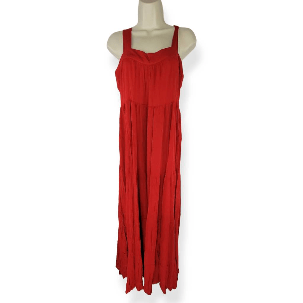 nice summer maxi dresses Ruffle Pullover Boho Summer Maxi Dress - Long Dress in Multiple Colors in Pink | Women's Boho Fashion | XXL