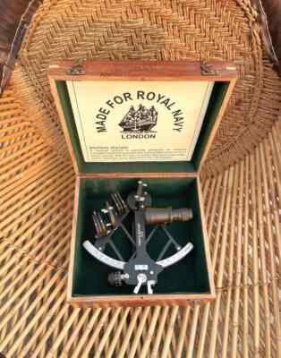 Nautical Tamaya Working Sextant I 9'' Vintage Navigational Marine Instrument I Wi