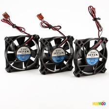 Lot of 3 SHICOH ICFAN A0815-12V 4-Pin 12V 0.2A 80mm x 80mm x 15mm Cooling Fan