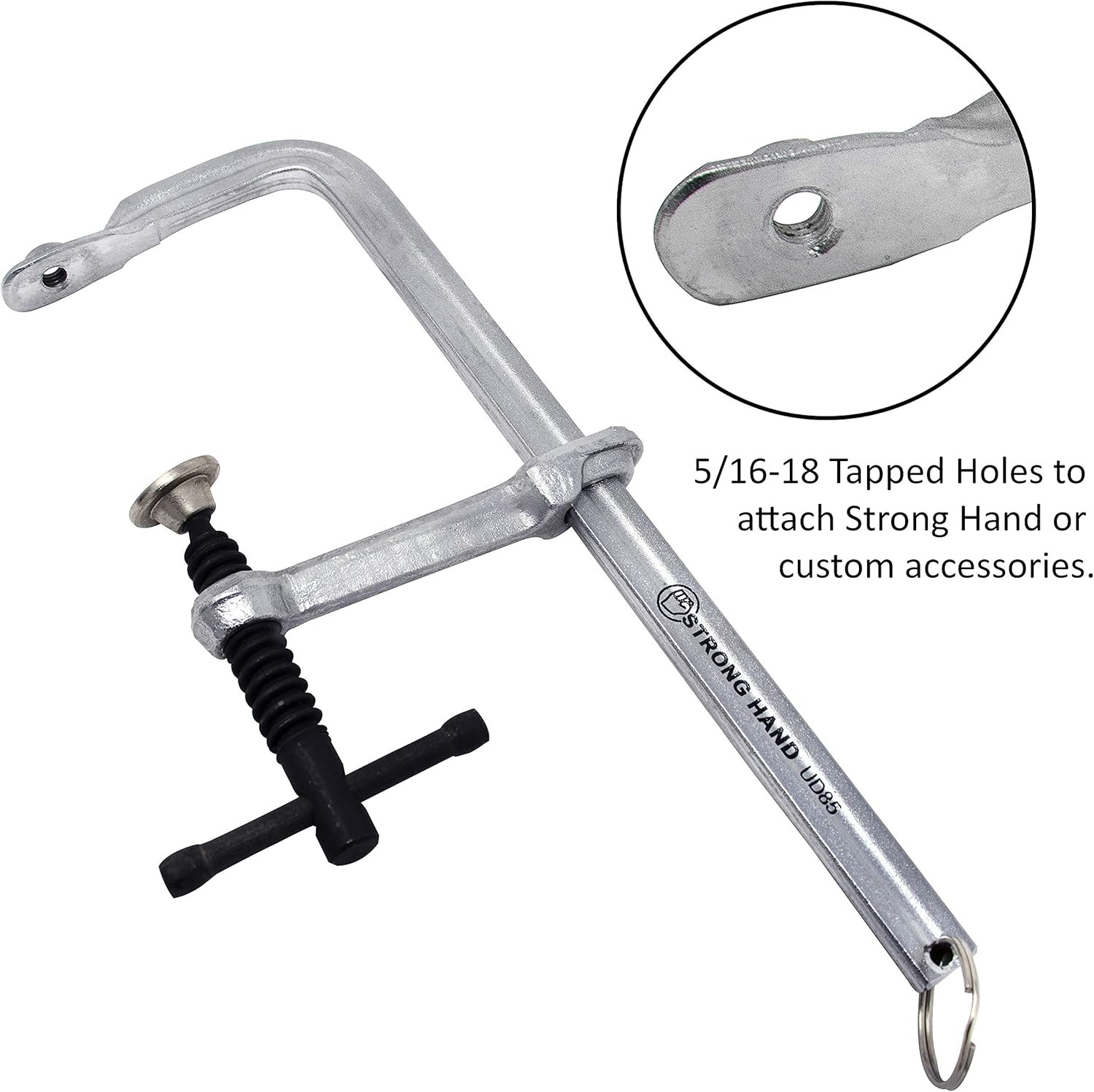 Strong Hand Tools Light Duty Utility Clamp, 4.5" Capacity, 500 LB Clamping Press