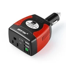 BESTEK 150W Power Inverter 12V to 110V Voltage Converter Car Charger