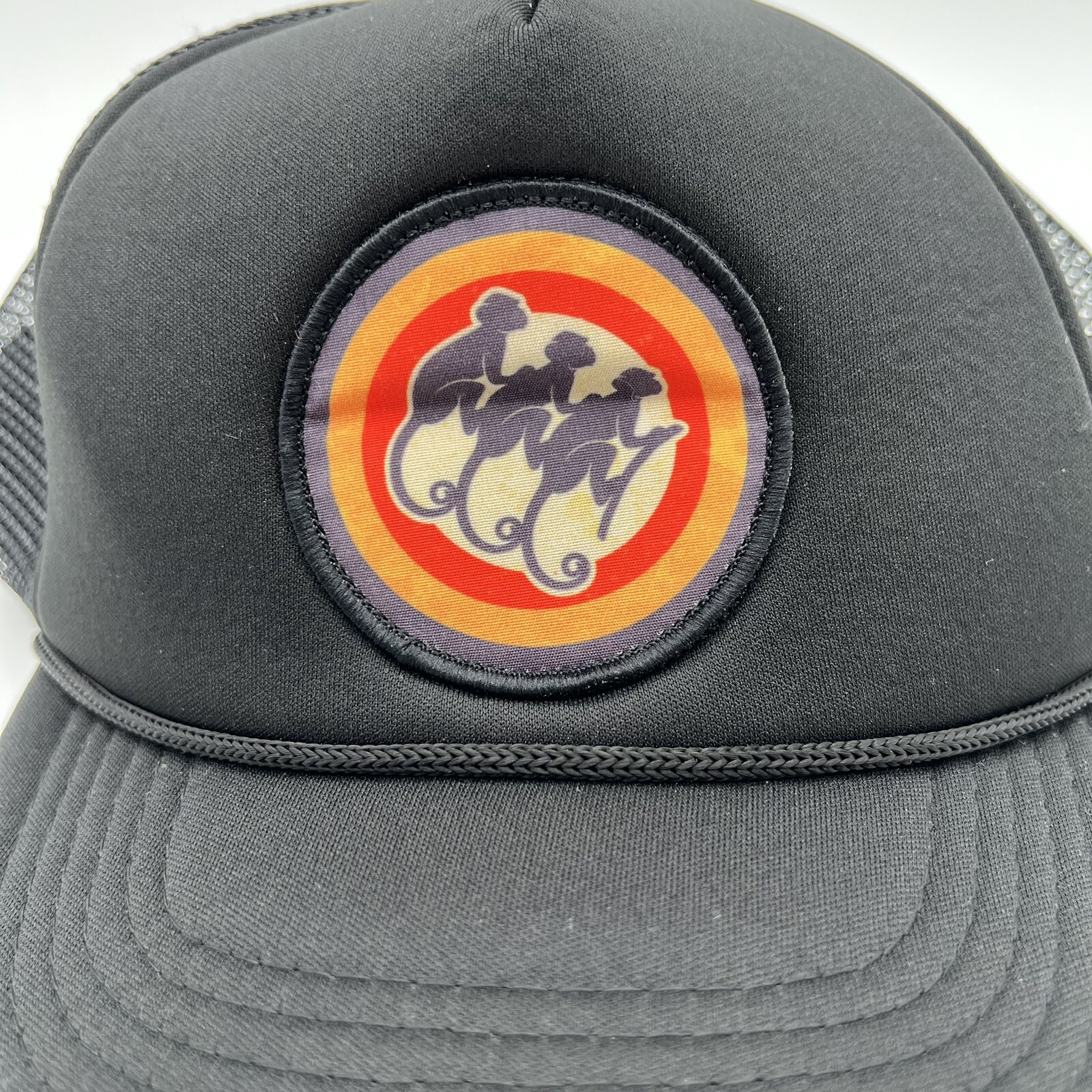 Monkey Shoulder Patch Trucker Hat Black Snapback … - image 2