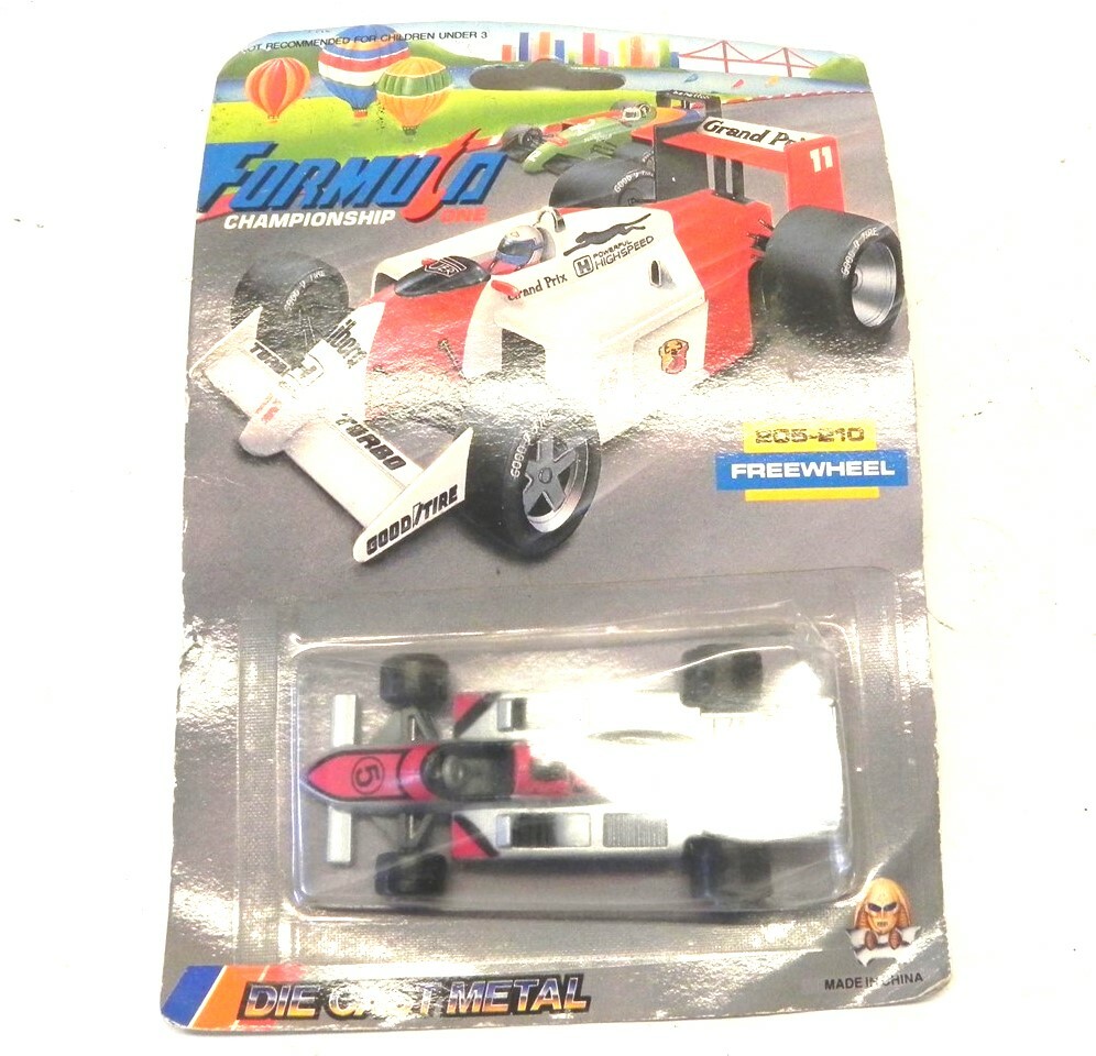 DIE CAST METAL VINTAGE TOY INDY CAR # 205-210 FREE WHEEL CAR NEW IN PACKAGING