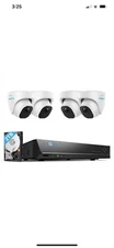Reolink 5MP Camera System Human Car Detection 8ch PoE NVR&4 RLK8-520D4-5MP AI
