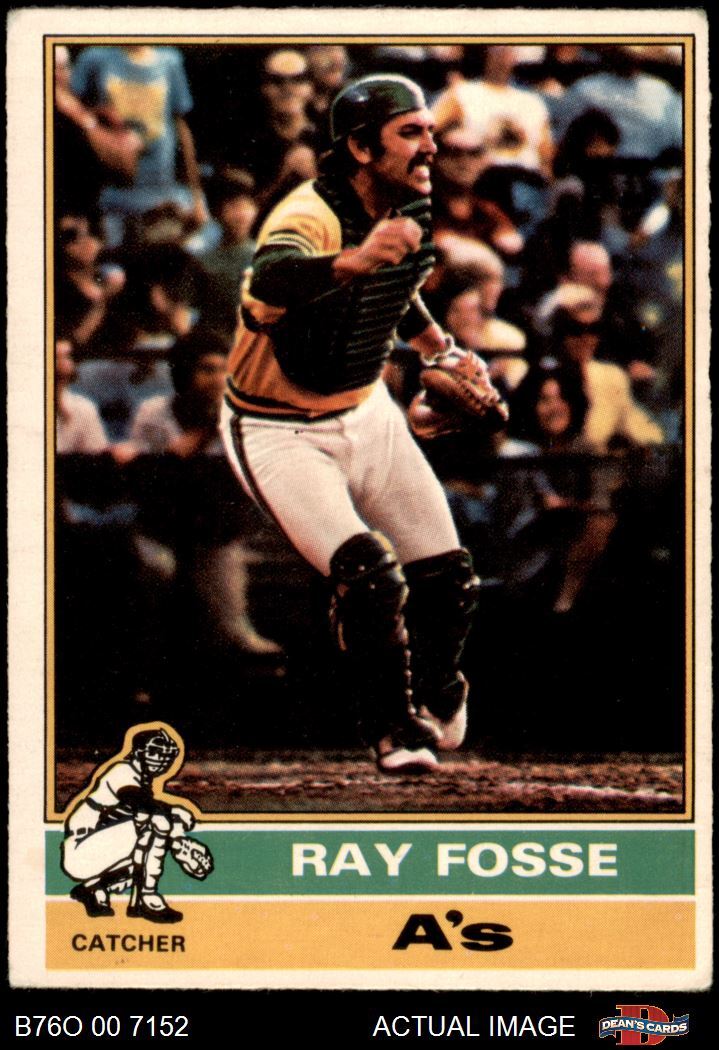 1976 O-Pee-Chee #554 Ray Fosse Athletics 3 - VG