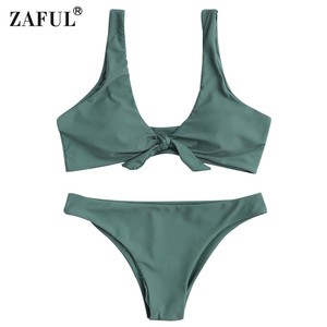 zaful scoop neck bikini