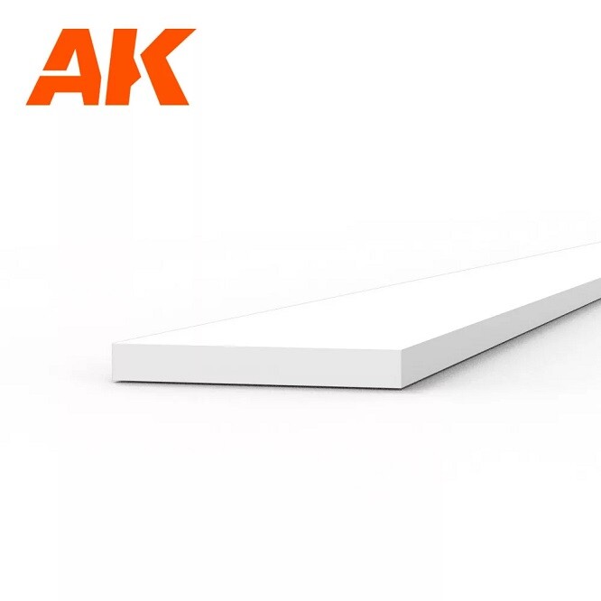 Ak Interactive AK6511 - Strips 0.50 x 4.00 x 350mm - Styrene Strip